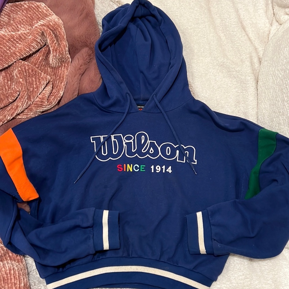 Wilson cropped hoodie
